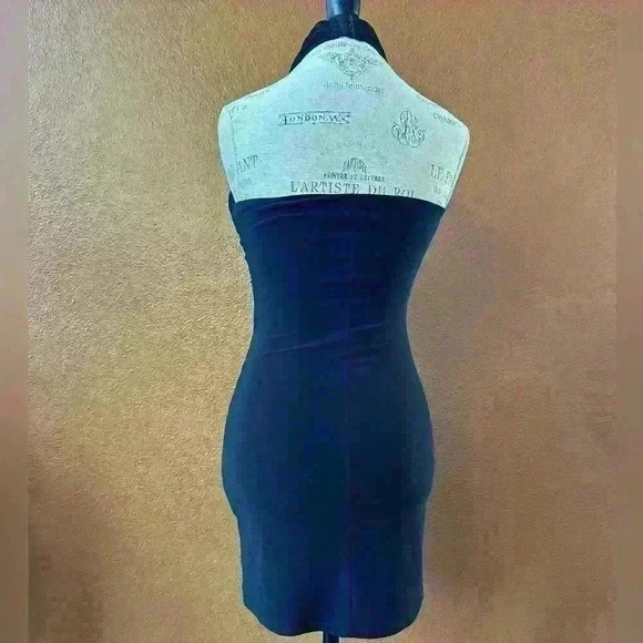 Lovers And Friends “Kelly” Mini Halter Dress Black Size Small New With Tags! - Picture 8 of 12